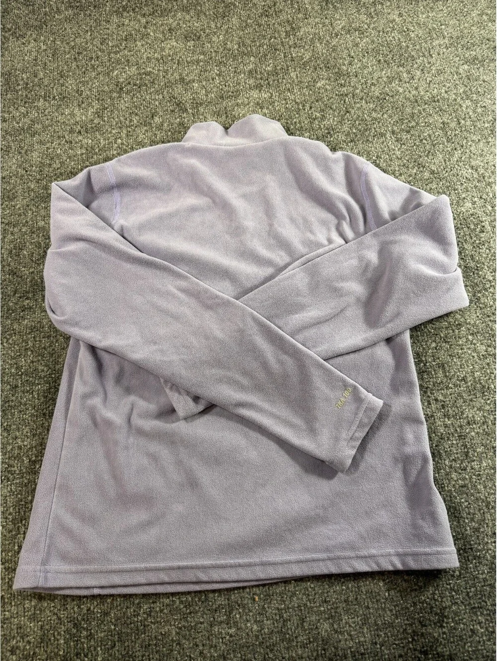 The North Face Girls Jacket XL Lavender Fleece Quarter Zip Long Sleeve Jacket